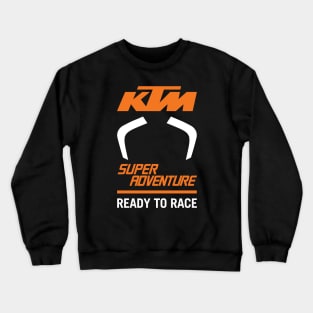 KTM Super Adventure DRL Signature Tee Black Crewneck Sweatshirt